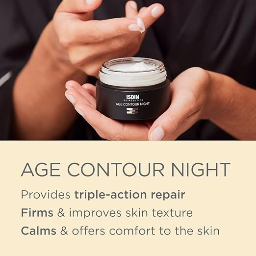 ISDIN Age Contour Night Face and Neck Cream - 1.8 Oz-2
