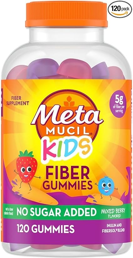 Metamucil Kids Fiber Supplement Gummies - 120 Adet-0